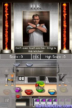 Hell's Kitchen - The Game (USA) (En,Fr,De,Es,It) screen shot game playing